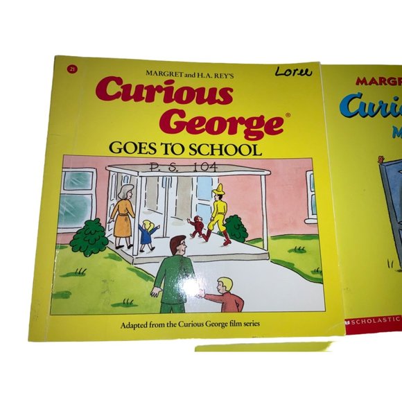 5 Children Books-  Curious George & Clifford the Big Red Dog - Picture 3 of 6